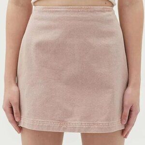 BDG Pink Denim Mini skirt